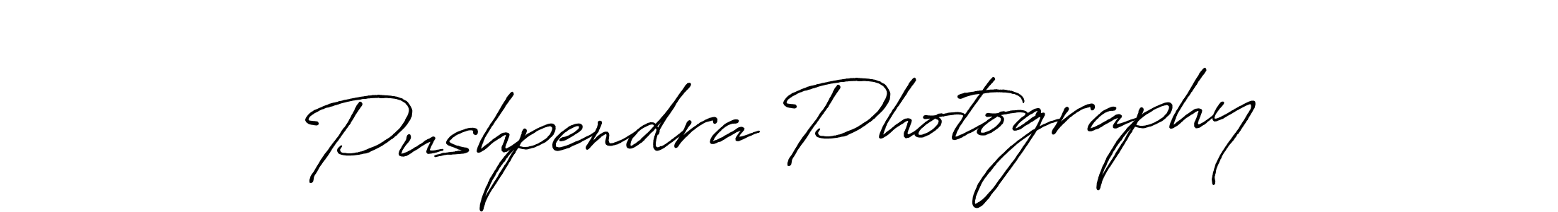 Design your own signature with our free online signature maker. With this signature software, you can create a handwritten (Antro_Vectra_Bolder) signature for name Pushpendra Photography. Pushpendra Photography signature style 7 images and pictures png