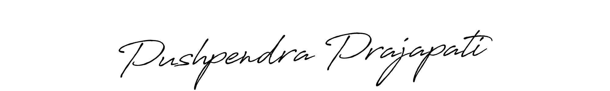 You should practise on your own different ways (Antro_Vectra_Bolder) to write your name (Pushpendra Prajapati) in signature. don't let someone else do it for you. Pushpendra Prajapati signature style 7 images and pictures png