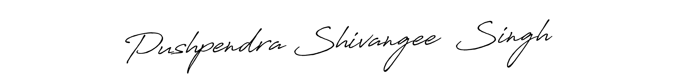 Pushpendra Shivangee  Singh stylish signature style. Best Handwritten Sign (Antro_Vectra_Bolder) for my name. Handwritten Signature Collection Ideas for my name Pushpendra Shivangee  Singh. Pushpendra Shivangee  Singh signature style 7 images and pictures png