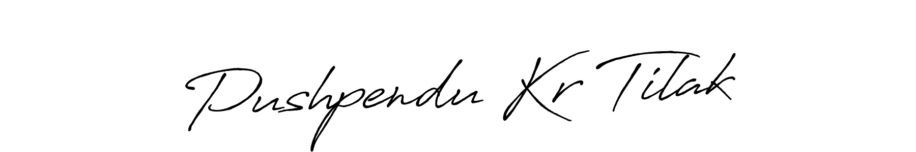 Make a short Pushpendu Kr Tilak signature style. Manage your documents anywhere anytime using Antro_Vectra_Bolder. Create and add eSignatures, submit forms, share and send files easily. Pushpendu Kr Tilak signature style 7 images and pictures png
