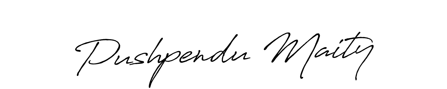 Also we have Pushpendu Maity name is the best signature style. Create professional handwritten signature collection using Antro_Vectra_Bolder autograph style. Pushpendu Maity signature style 7 images and pictures png