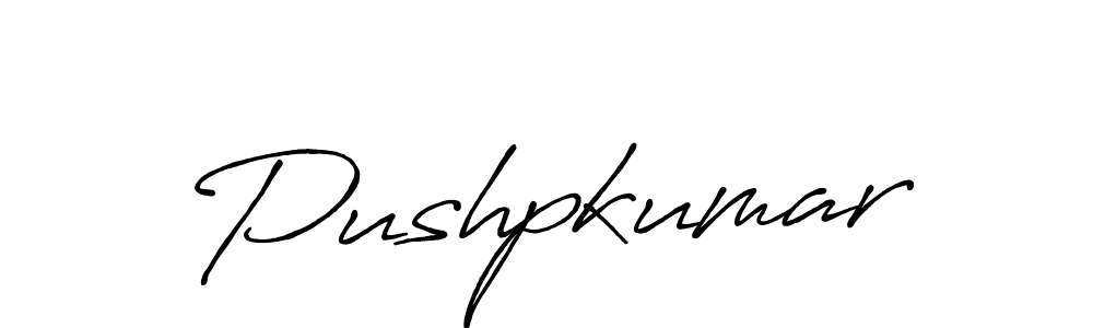 Create a beautiful signature design for name Pushpkumar. With this signature (Antro_Vectra_Bolder) fonts, you can make a handwritten signature for free. Pushpkumar signature style 7 images and pictures png