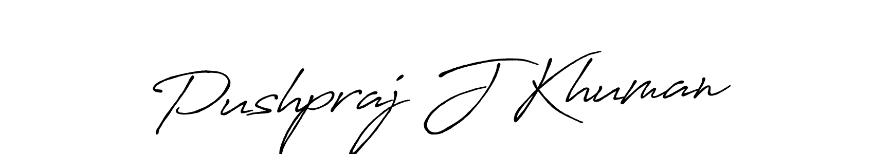 Make a beautiful signature design for name Pushpraj J Khuman. Use this online signature maker to create a handwritten signature for free. Pushpraj J Khuman signature style 7 images and pictures png