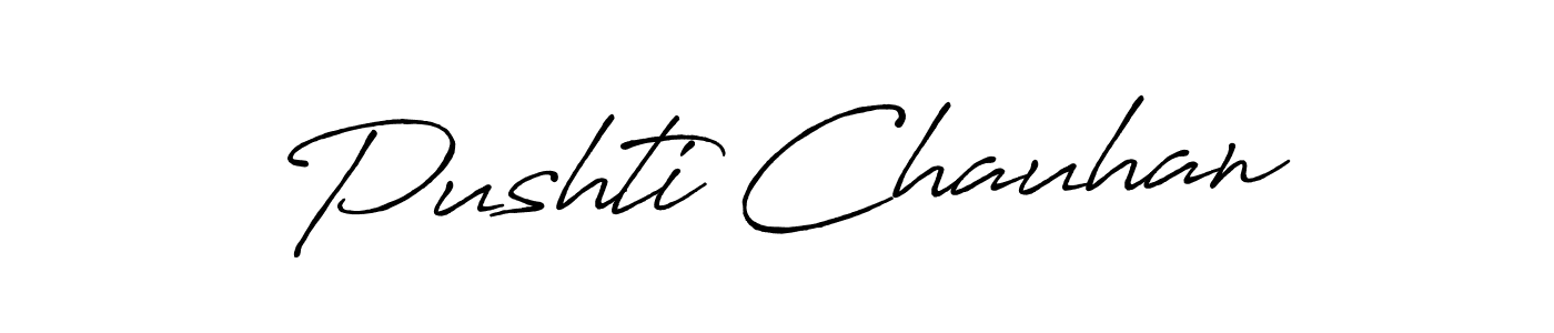 Once you've used our free online signature maker to create your best signature Antro_Vectra_Bolder style, it's time to enjoy all of the benefits that Pushti Chauhan name signing documents. Pushti Chauhan signature style 7 images and pictures png