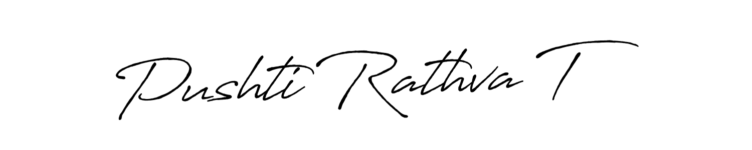 Check out images of Autograph of Pushti Rathva T name. Actor Pushti Rathva T Signature Style. Antro_Vectra_Bolder is a professional sign style online. Pushti Rathva T signature style 7 images and pictures png