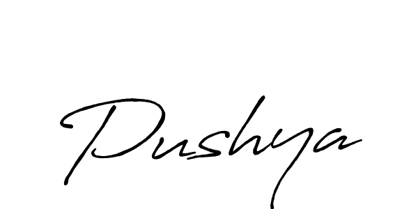 if you are searching for the best signature style for your name Pushya. so please give up your signature search. here we have designed multiple signature styles  using Antro_Vectra_Bolder. Pushya signature style 7 images and pictures png