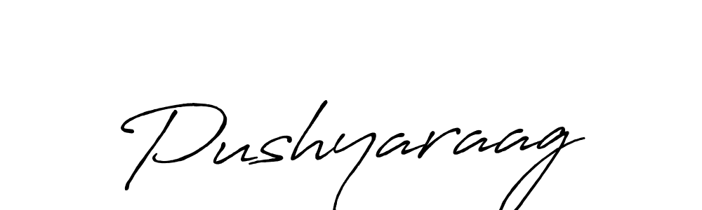 Also You can easily find your signature by using the search form. We will create Pushyaraag name handwritten signature images for you free of cost using Antro_Vectra_Bolder sign style. Pushyaraag signature style 7 images and pictures png