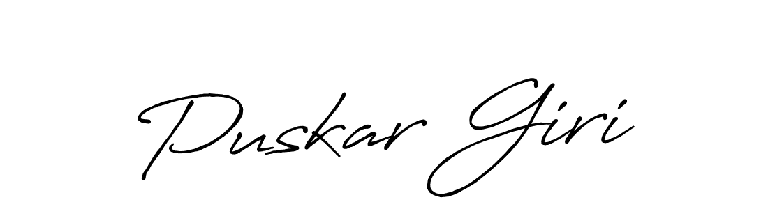 You can use this online signature creator to create a handwritten signature for the name Puskar Giri. This is the best online autograph maker. Puskar Giri signature style 7 images and pictures png