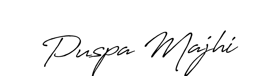 How to make Puspa Majhi signature? Antro_Vectra_Bolder is a professional autograph style. Create handwritten signature for Puspa Majhi name. Puspa Majhi signature style 7 images and pictures png