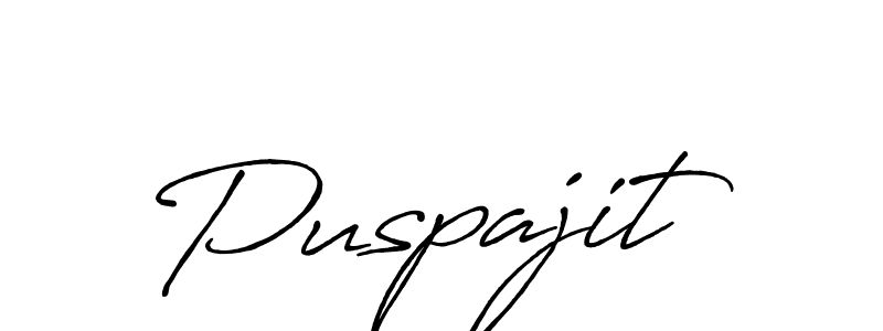 It looks lik you need a new signature style for name Puspajit. Design unique handwritten (Antro_Vectra_Bolder) signature with our free signature maker in just a few clicks. Puspajit signature style 7 images and pictures png