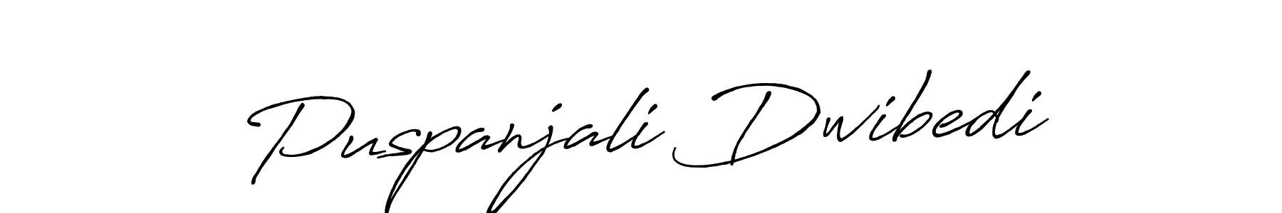 How to make Puspanjali Dwibedi name signature. Use Antro_Vectra_Bolder style for creating short signs online. This is the latest handwritten sign. Puspanjali Dwibedi signature style 7 images and pictures png
