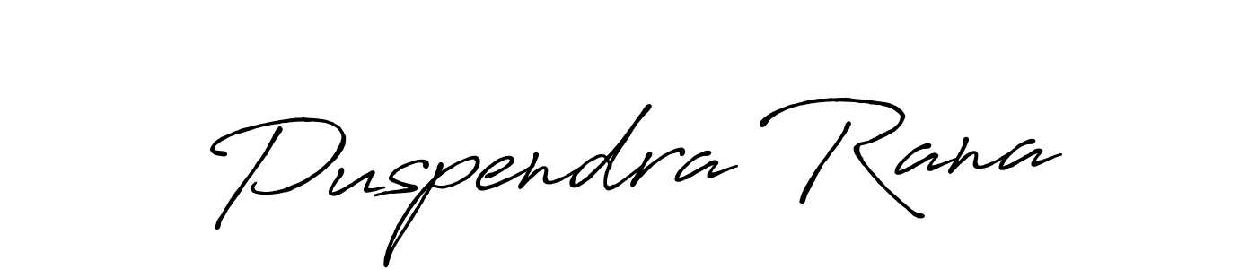 Antro_Vectra_Bolder is a professional signature style that is perfect for those who want to add a touch of class to their signature. It is also a great choice for those who want to make their signature more unique. Get Puspendra Rana name to fancy signature for free. Puspendra Rana signature style 7 images and pictures png