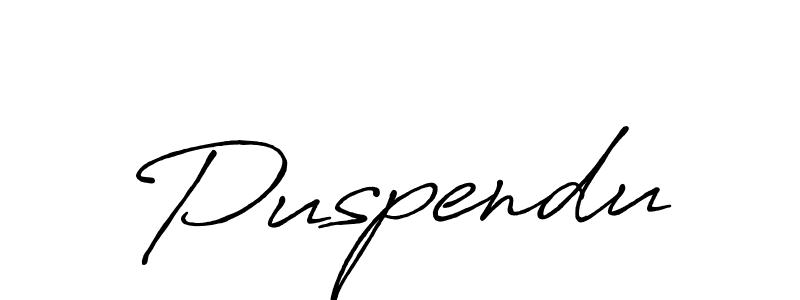 How to make Puspendu signature? Antro_Vectra_Bolder is a professional autograph style. Create handwritten signature for Puspendu name. Puspendu signature style 7 images and pictures png