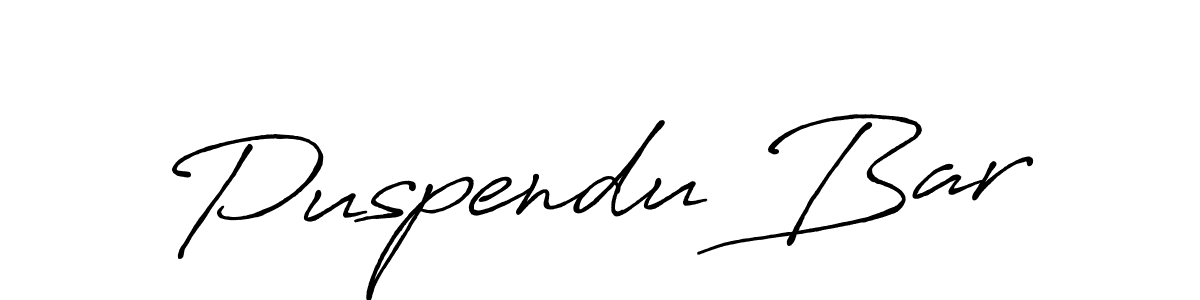 You should practise on your own different ways (Antro_Vectra_Bolder) to write your name (Puspendu Bar) in signature. don't let someone else do it for you. Puspendu Bar signature style 7 images and pictures png