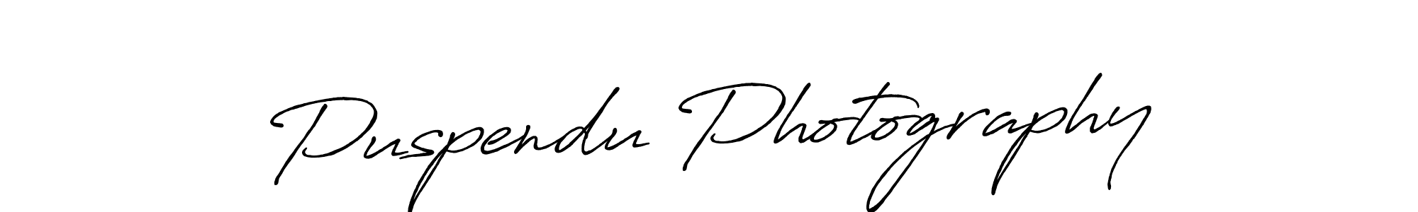 How to make Puspendu Photography signature? Antro_Vectra_Bolder is a professional autograph style. Create handwritten signature for Puspendu Photography name. Puspendu Photography signature style 7 images and pictures png