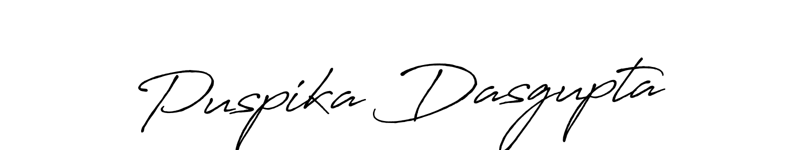 Puspika Dasgupta stylish signature style. Best Handwritten Sign (Antro_Vectra_Bolder) for my name. Handwritten Signature Collection Ideas for my name Puspika Dasgupta. Puspika Dasgupta signature style 7 images and pictures png