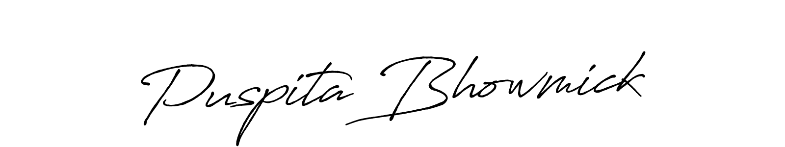 How to Draw Puspita Bhowmick signature style? Antro_Vectra_Bolder is a latest design signature styles for name Puspita Bhowmick. Puspita Bhowmick signature style 7 images and pictures png