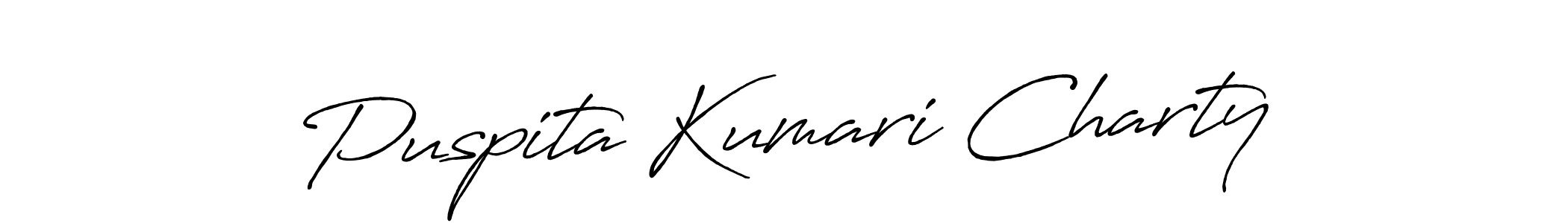 Design your own signature with our free online signature maker. With this signature software, you can create a handwritten (Antro_Vectra_Bolder) signature for name Puspita Kumari Charty. Puspita Kumari Charty signature style 7 images and pictures png