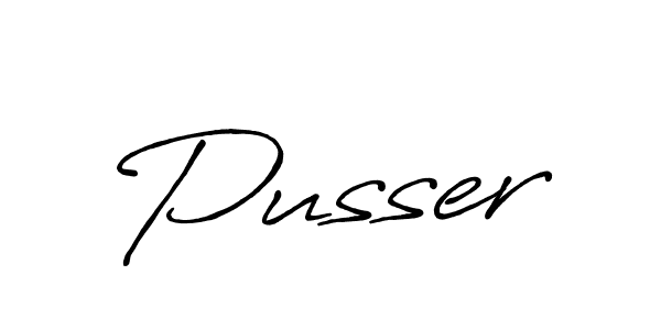 Create a beautiful signature design for name Pusser. With this signature (Antro_Vectra_Bolder) fonts, you can make a handwritten signature for free. Pusser signature style 7 images and pictures png