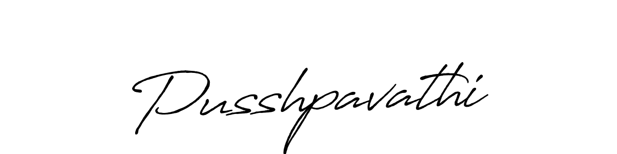 Create a beautiful signature design for name Pusshpavathi. With this signature (Antro_Vectra_Bolder) fonts, you can make a handwritten signature for free. Pusshpavathi signature style 7 images and pictures png