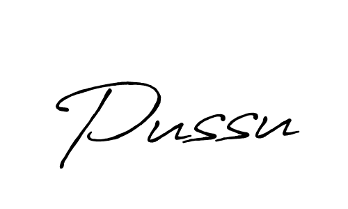 You should practise on your own different ways (Antro_Vectra_Bolder) to write your name (Pussu) in signature. don't let someone else do it for you. Pussu signature style 7 images and pictures png