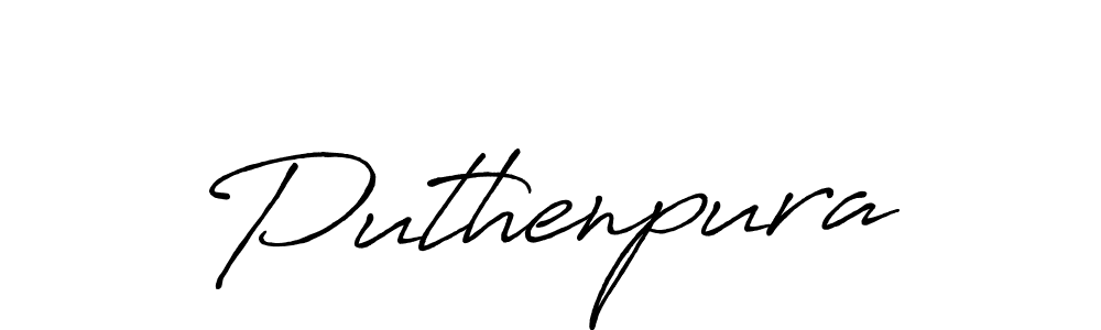 if you are searching for the best signature style for your name Puthenpura. so please give up your signature search. here we have designed multiple signature styles  using Antro_Vectra_Bolder. Puthenpura signature style 7 images and pictures png