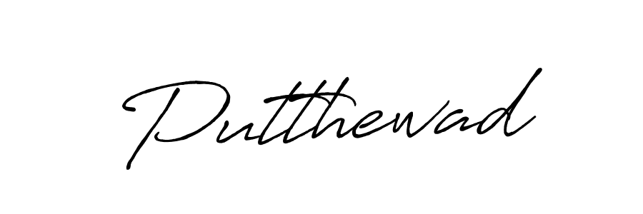 It looks lik you need a new signature style for name Putthewad. Design unique handwritten (Antro_Vectra_Bolder) signature with our free signature maker in just a few clicks. Putthewad signature style 7 images and pictures png