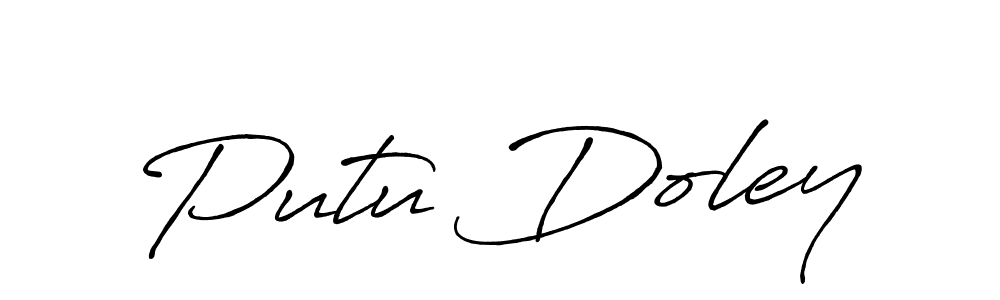 Once you've used our free online signature maker to create your best signature Antro_Vectra_Bolder style, it's time to enjoy all of the benefits that Putu Doley name signing documents. Putu Doley signature style 7 images and pictures png