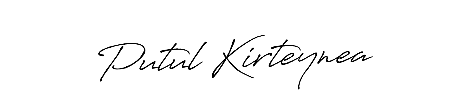 Make a beautiful signature design for name Putul Kirteynea. Use this online signature maker to create a handwritten signature for free. Putul Kirteynea signature style 7 images and pictures png