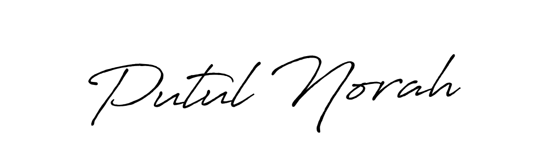 Make a beautiful signature design for name Putul Norah. Use this online signature maker to create a handwritten signature for free. Putul Norah signature style 7 images and pictures png