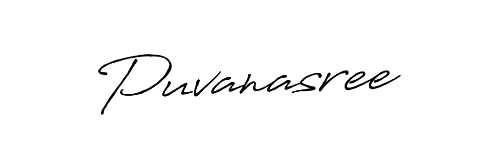 You should practise on your own different ways (Antro_Vectra_Bolder) to write your name (Puvanasree) in signature. don't let someone else do it for you. Puvanasree signature style 7 images and pictures png