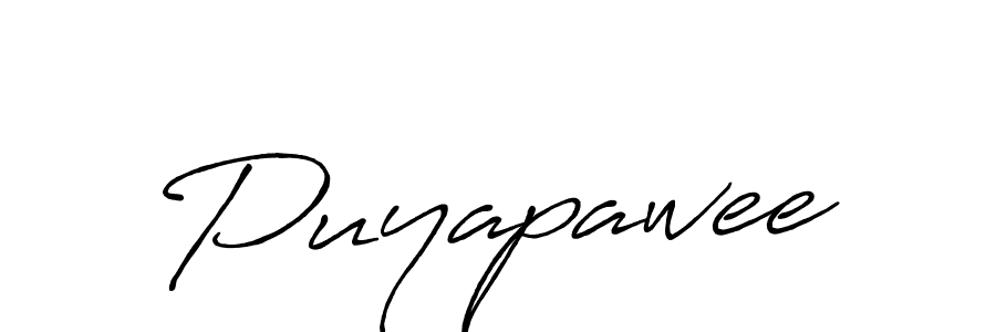 It looks lik you need a new signature style for name Puyapawee. Design unique handwritten (Antro_Vectra_Bolder) signature with our free signature maker in just a few clicks. Puyapawee signature style 7 images and pictures png