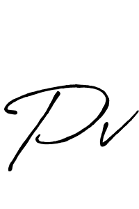 You should practise on your own different ways (Antro_Vectra_Bolder) to write your name (Pv) in signature. don't let someone else do it for you. Pv signature style 7 images and pictures png