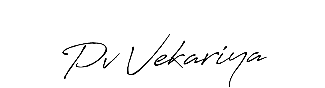 Here are the top 10 professional signature styles for the name Pv Vekariya. These are the best autograph styles you can use for your name. Pv Vekariya signature style 7 images and pictures png