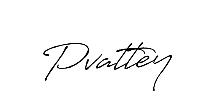 How to make Pvattey name signature. Use Antro_Vectra_Bolder style for creating short signs online. This is the latest handwritten sign. Pvattey signature style 7 images and pictures png