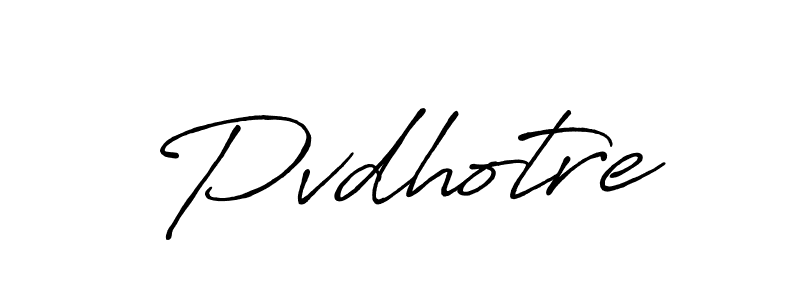 Create a beautiful signature design for name Pvdhotre. With this signature (Antro_Vectra_Bolder) fonts, you can make a handwritten signature for free. Pvdhotre signature style 7 images and pictures png