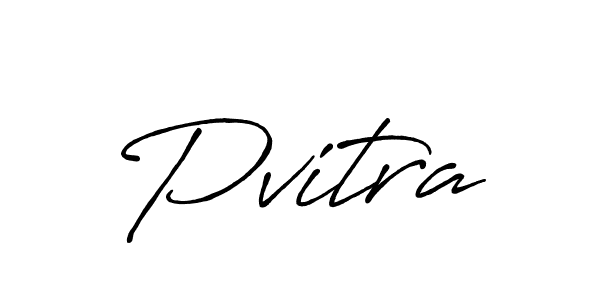 Use a signature maker to create a handwritten signature online. With this signature software, you can design (Antro_Vectra_Bolder) your own signature for name Pvitra. Pvitra signature style 7 images and pictures png