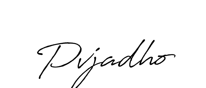 Design your own signature with our free online signature maker. With this signature software, you can create a handwritten (Antro_Vectra_Bolder) signature for name Pvjadho. Pvjadho signature style 7 images and pictures png