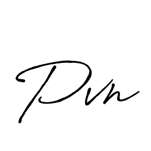 Also You can easily find your signature by using the search form. We will create Pvn name handwritten signature images for you free of cost using Antro_Vectra_Bolder sign style. Pvn signature style 7 images and pictures png