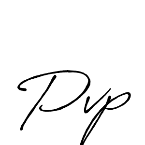 Create a beautiful signature design for name Pvp. With this signature (Antro_Vectra_Bolder) fonts, you can make a handwritten signature for free. Pvp signature style 7 images and pictures png