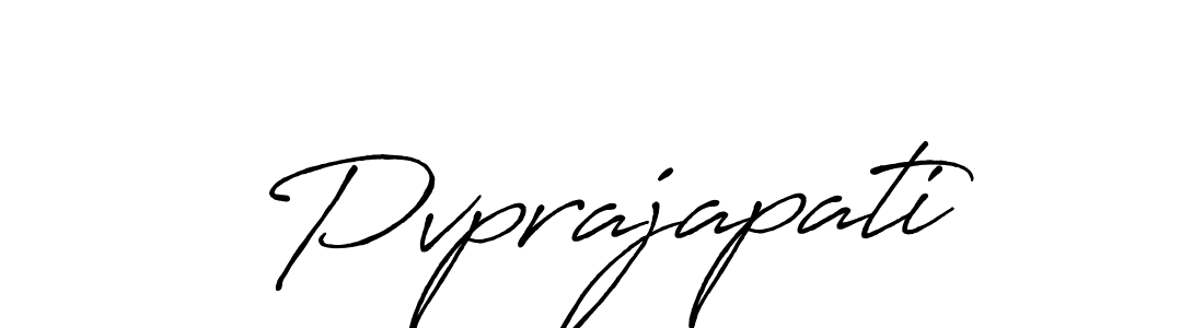 Use a signature maker to create a handwritten signature online. With this signature software, you can design (Antro_Vectra_Bolder) your own signature for name Pvprajapati. Pvprajapati signature style 7 images and pictures png