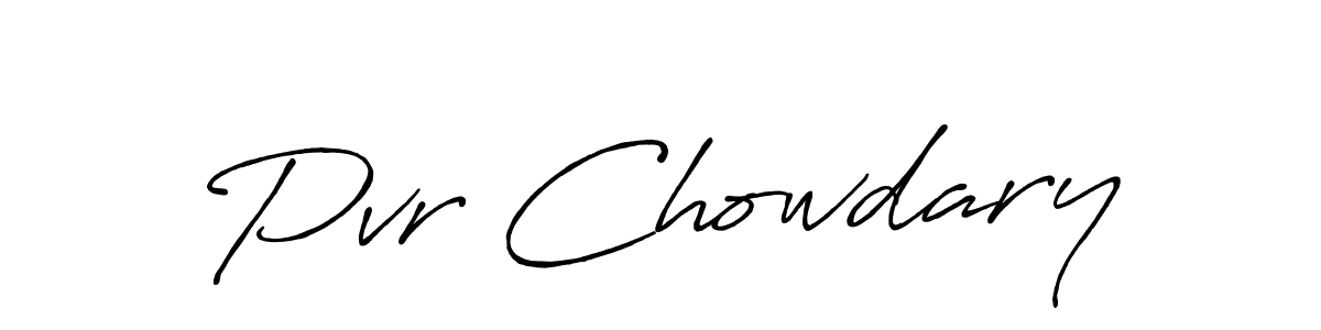 The best way (Antro_Vectra_Bolder) to make a short signature is to pick only two or three words in your name. The name Pvr Chowdary include a total of six letters. For converting this name. Pvr Chowdary signature style 7 images and pictures png