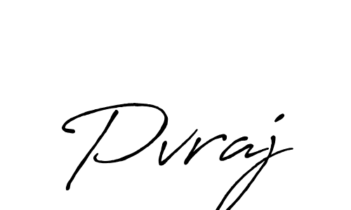 Create a beautiful signature design for name Pvraj. With this signature (Antro_Vectra_Bolder) fonts, you can make a handwritten signature for free. Pvraj signature style 7 images and pictures png