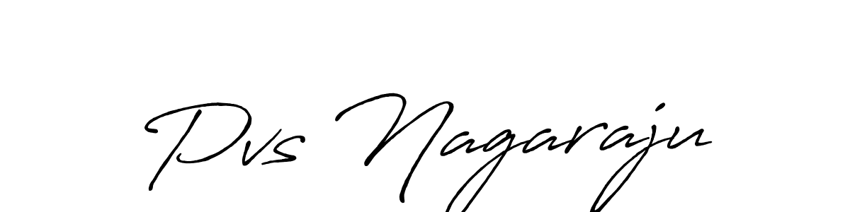 How to make Pvs Nagaraju signature? Antro_Vectra_Bolder is a professional autograph style. Create handwritten signature for Pvs Nagaraju name. Pvs Nagaraju signature style 7 images and pictures png