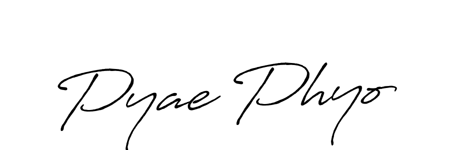 Also You can easily find your signature by using the search form. We will create Pyae Phyo name handwritten signature images for you free of cost using Antro_Vectra_Bolder sign style. Pyae Phyo signature style 7 images and pictures png