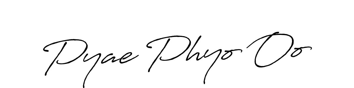 Make a short Pyae Phyo Oo signature style. Manage your documents anywhere anytime using Antro_Vectra_Bolder. Create and add eSignatures, submit forms, share and send files easily. Pyae Phyo Oo signature style 7 images and pictures png