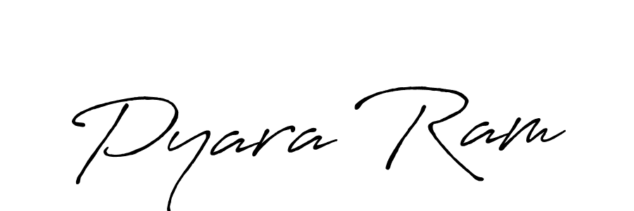 Design your own signature with our free online signature maker. With this signature software, you can create a handwritten (Antro_Vectra_Bolder) signature for name Pyara Ram. Pyara Ram signature style 7 images and pictures png