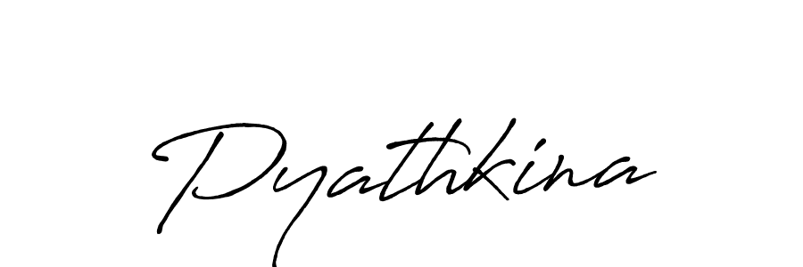 The best way (Antro_Vectra_Bolder) to make a short signature is to pick only two or three words in your name. The name Pyathkina include a total of six letters. For converting this name. Pyathkina signature style 7 images and pictures png