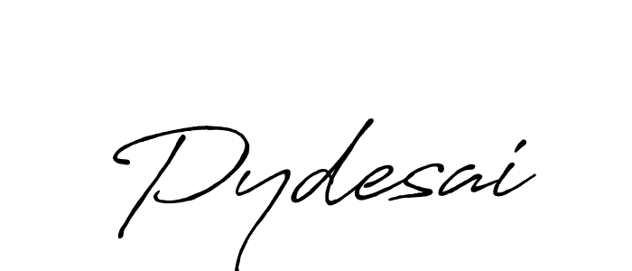 How to make Pydesai name signature. Use Antro_Vectra_Bolder style for creating short signs online. This is the latest handwritten sign. Pydesai signature style 7 images and pictures png