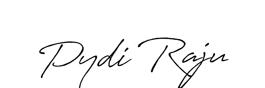 Pydi Raju stylish signature style. Best Handwritten Sign (Antro_Vectra_Bolder) for my name. Handwritten Signature Collection Ideas for my name Pydi Raju. Pydi Raju signature style 7 images and pictures png